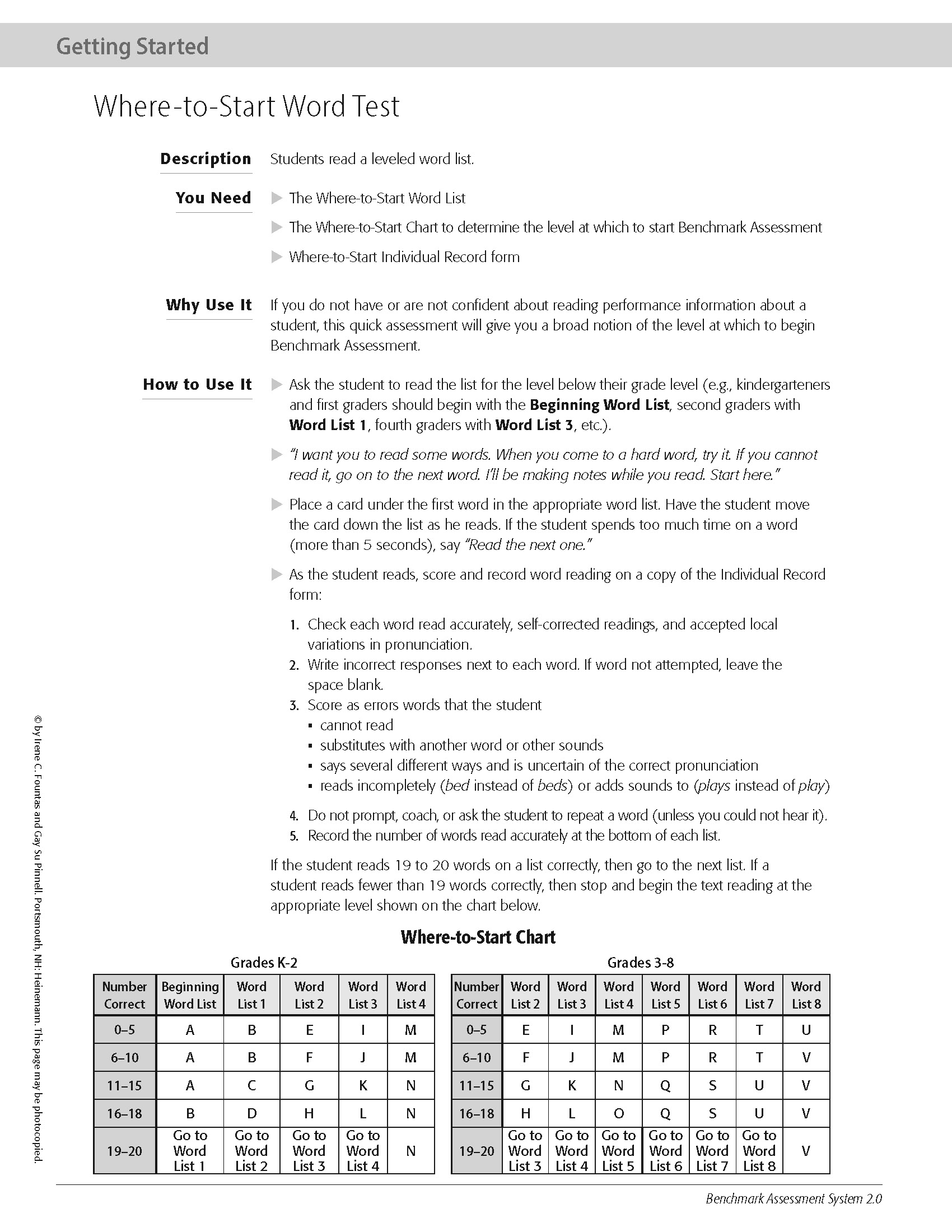 Diagnostic Skill Assessments