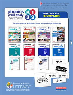 Phonics and Word Study Lessons, K–3 Sampler